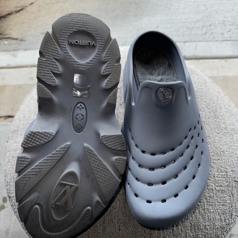 Louis Vuitton Gray Men's Sandals